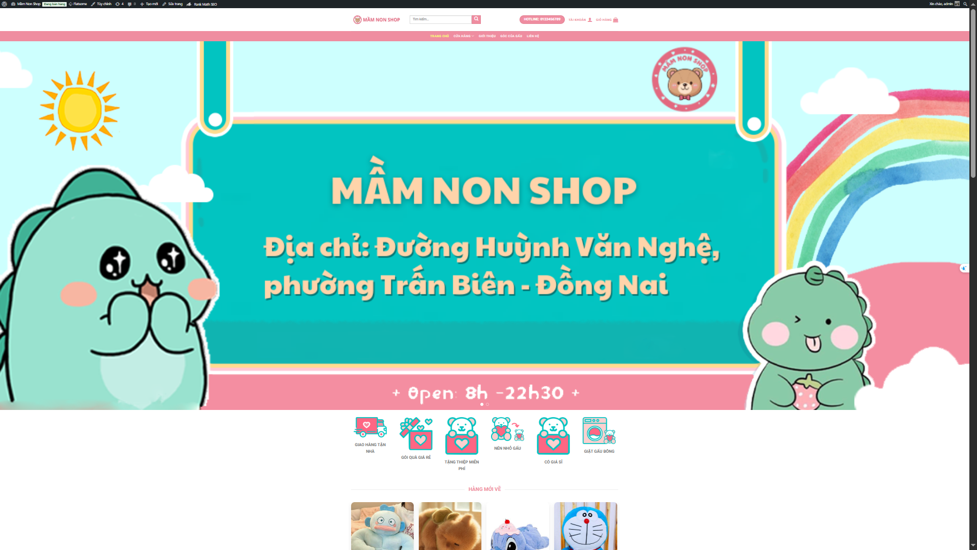 Dự án Mầm Non Shop